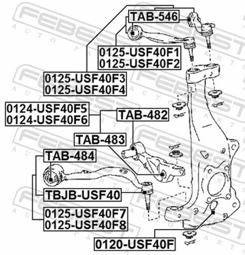 Fits febest tab 484 - fits, tab-484