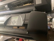 SUMMA D1400R OPTICAL  VINYL CUTTER WITH STAND & MEDIA BASKET USB & SERIAL 