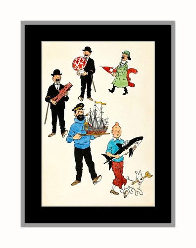 Tintin books thru - books,