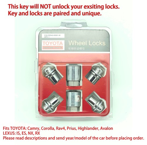 Toyota alloy wheel lock - toyota,