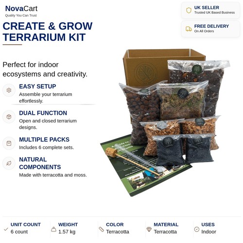 Diy terrarium set - -, indoor