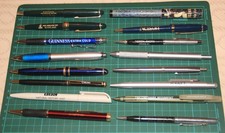 ADVERTISING PENS JOB LOT OF 16 USED