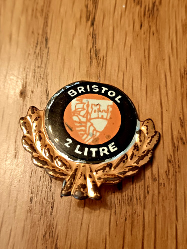 Vintage tin plate bristol - tin,