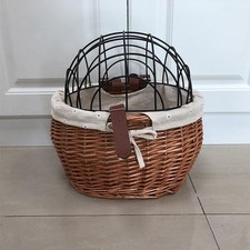 Bike Basket Wicker Woven with