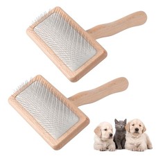 2 PCS Wool Carders,Wood