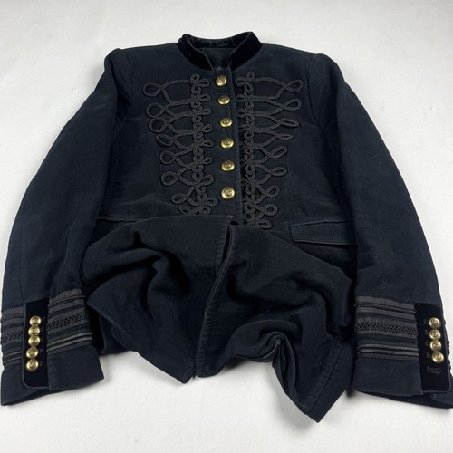 Y2k military style blue parade - military,