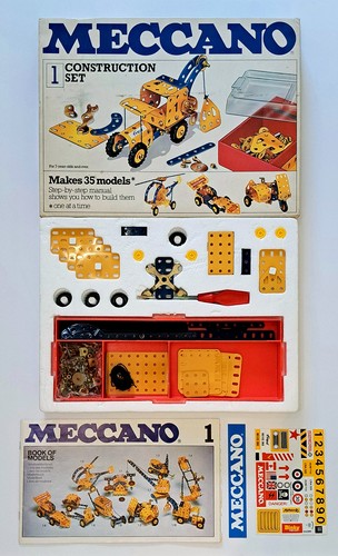 Meccano construction set - meccano,