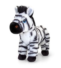 Zebra Plush Toy 20cm SE1037 - 100% Recycled Eco Soft Teddy - Keel Keeleco
