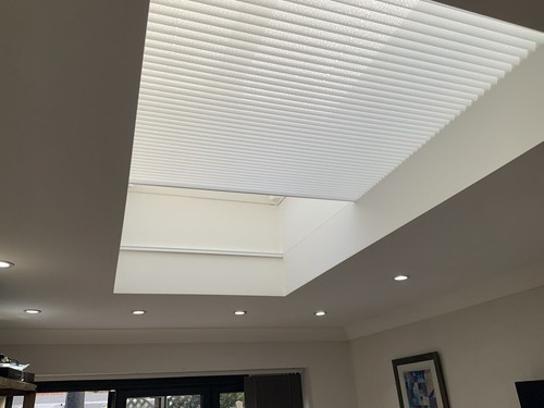 Pleated roof thermal - roof, blinds