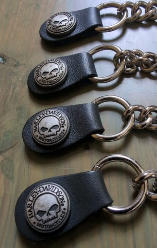 Harley davidson black - black, leather
