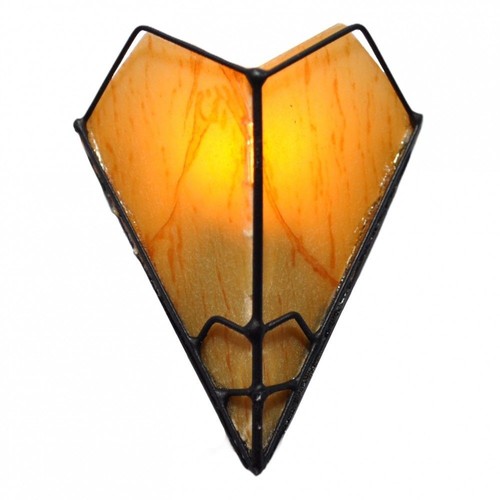 Dolls house wall - wall, lamp
