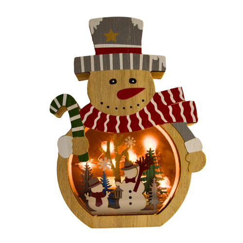 Wooden christmas decoration - wooden,