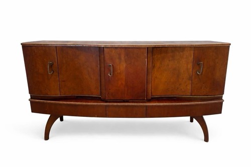 Walnut mid century cocktail - walnut,