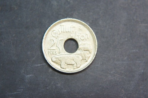 1995 peseta coin spain - peseta,