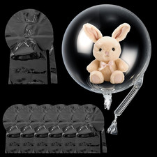 6 Pcs 20 Inch Clear Balloons