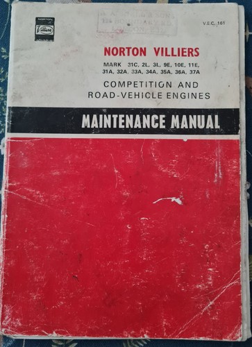 Norton villiers maintenance - norton,