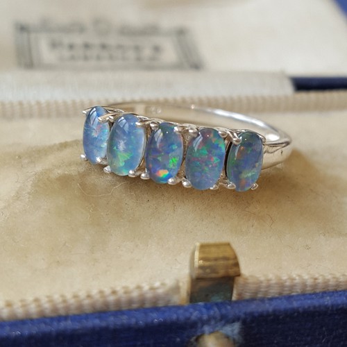 Half eternity ring sterling - ring,