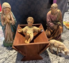 Vintage 5 Piece Nativity Set