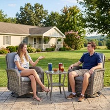 BIRCHTREE 3 Piece Rattan