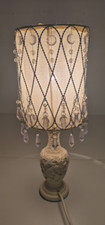 Vintage Oriental Table Lamp with Dragon pattern and Shade