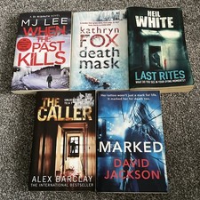 Crime & thriller Books Bundle X 5 paperbacks Various Authors C9