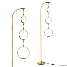 COSTWAY 3-Circle Dimmable LED