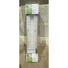Diall LED Indoor Fluorescent Twin Batten Light With Diffuser White Gloss 2 x 18W