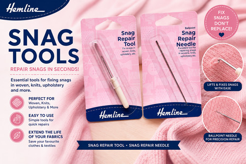 Hemline snag repair - repair, tool