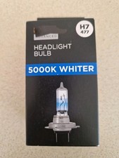 Halfords Headlight Bulb, 5000K Whiter - H7 477