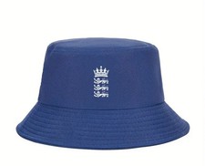 England Cricket Bucket Hat Summer Blue One Size Fits All