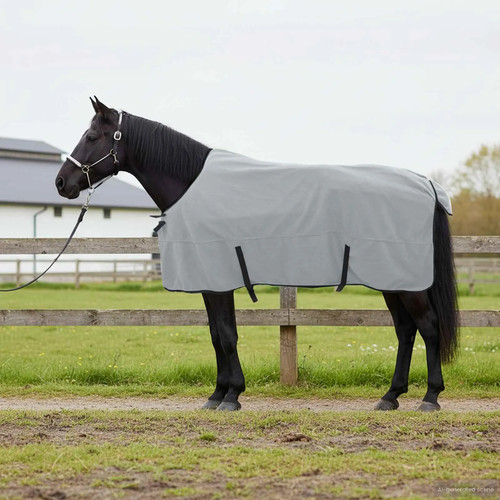 Walplus grey pink horse - grey,