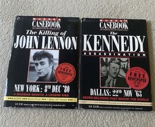 Vintage Murder Casebook X 2 John Lennon Kennedy