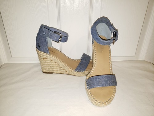 Nautica blue denim ankle strap - nautica,
