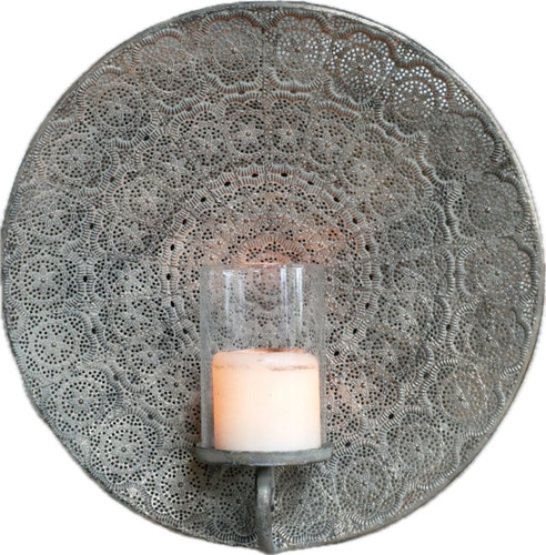 Lace effect wall - mounted, round