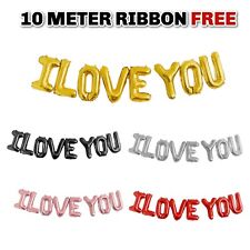 16" I LOVE YOU Foil Balloons for Valentine decor  and Propose decoration Party