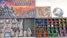 StarCraft Board Game Star Craft by FFG 100% complete with Brilliant Insert