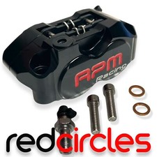BLACK 4 POT RPM PIT BIKE BRAKE CALIPER for SUPERMOTO 140cc 160cc 190cc PITBIKES