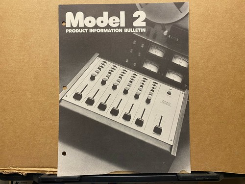Vtg teac brochure tascam - teac,