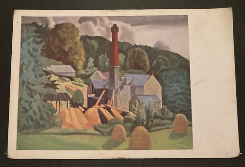 Unused art postcard - art, john