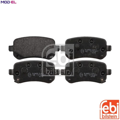 Brake pad set disc - set,