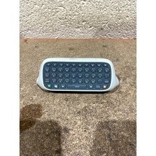 Microsoft X814365-001 Chatpad White & Grey Ergonomic for Xbox 360 Controller