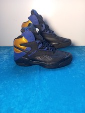 Reebok Shaq Attaq Pump Retro Basketball LSU TO LAKERS - VGC SIZE 9 (GY7127)