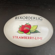 REKORDERLIG  **OVAL**  fish eye lens / beer pump badge for illuminated pump