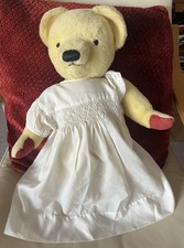 Vintage Chad Valley - Hygienic Jointed Teddy Bear. Post 1952 - Stitch repair.