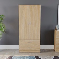 Tall 2 Door Wardrobe With 2