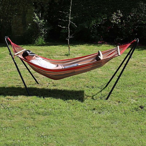 Hammock with metal frame - hammock, stand