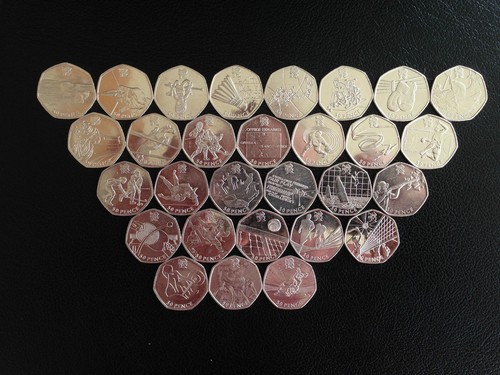 Olympic 50p all types - olympic,
