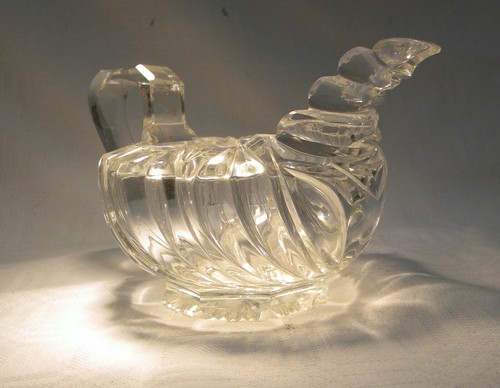 Georgian glass cream - georgian, jug