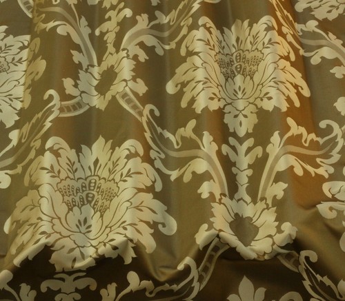 Platinum stone damask jacquard - platinum/stone,