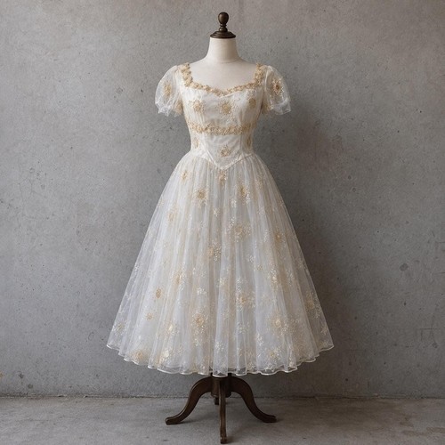 Vintage 80s 90s - , tulle